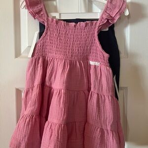 Calvin Klein Jeans Pink Sleeveless Top and Jean Leggings Set